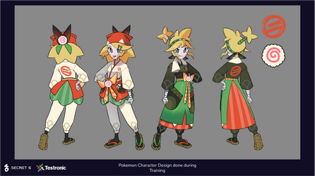 Pokemon x Kagamine Twins Design Exploration