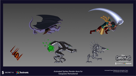 Gargoyles Animated Sprites
